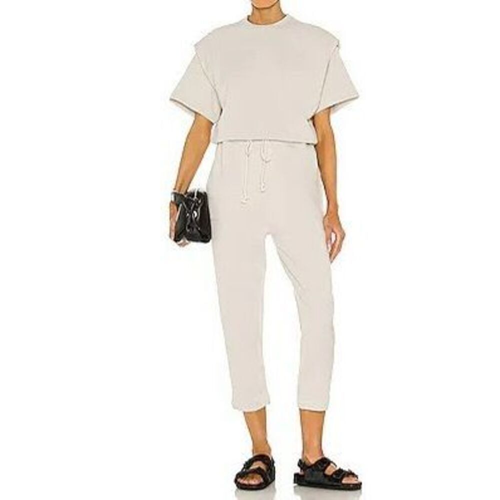 NWOT Pistola Clarisse Cotton French Terry Fall Jumpsuit Romper Women's Fall M